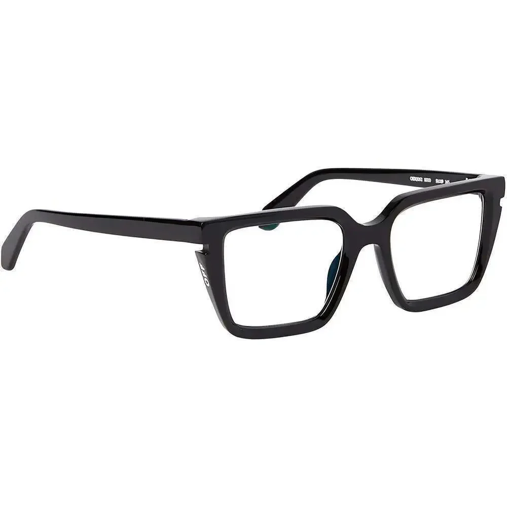 NWT Off-White Style 52 Black Square 51mm Eyeglasses